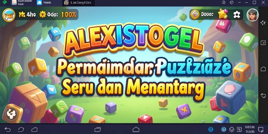 Tampilan gameplay ALEXISTOGEL yang seru dan menantang.