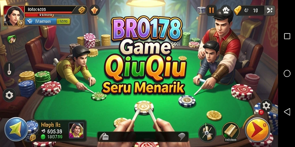 Tampilan gameplay QiuQiu di BRO178 yang menarik.