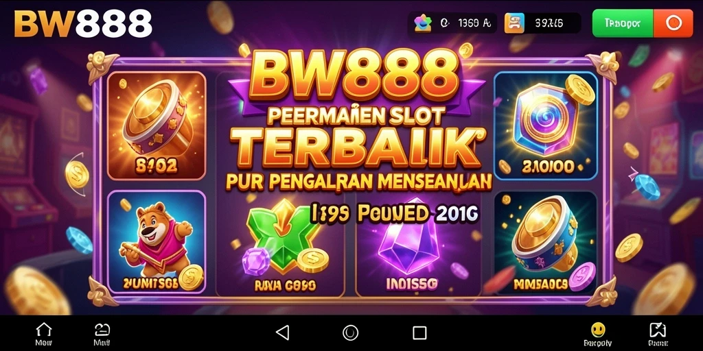 Gameplay seru dan menegangkan dalam permainan Slot BW888.