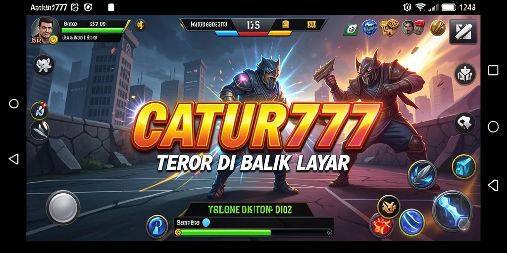 Gambaran gameplay menakutkan di dalam CATUR777.
