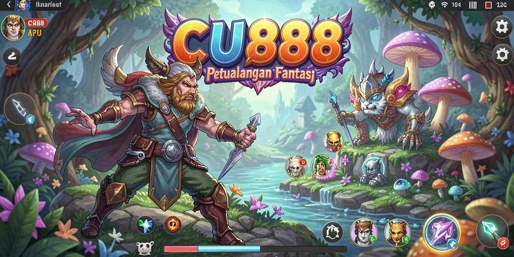 Screenshot CU888 menampilkan aksi seru dalam eksplorasi petualangan.