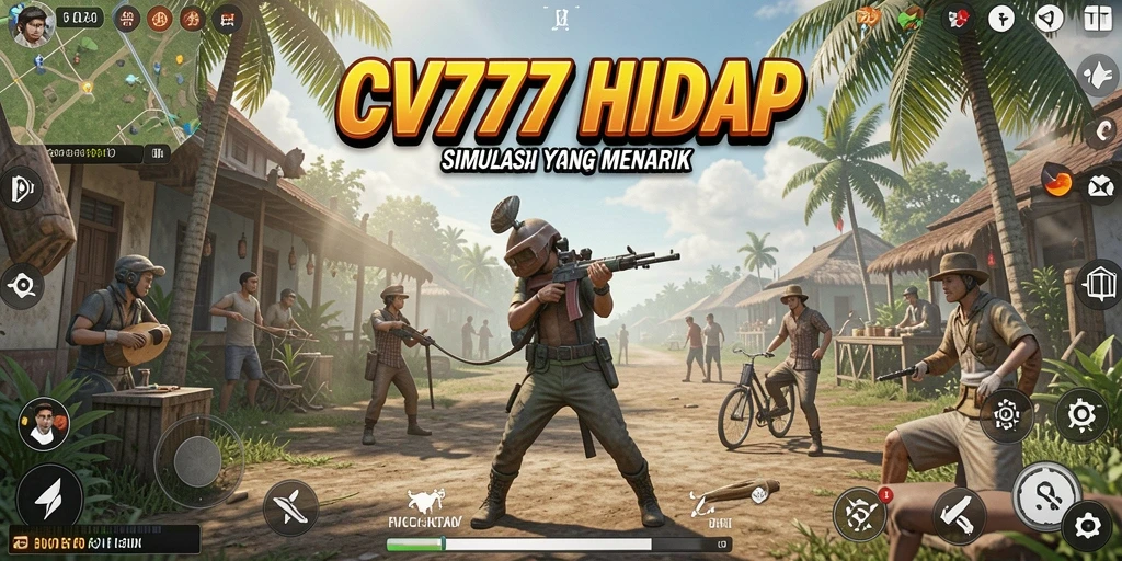 Tampilan gameplay CV777 yang menakjubkan dan penuh warna.