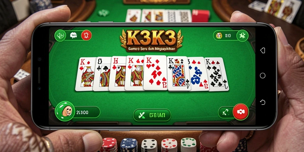 Tampilan permainan K3K3 yang mendebarkan di layarmu.
