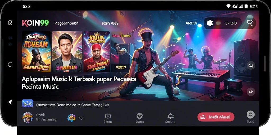 Tampilan gameplay KOIN99 yang menyenangkan dan interaktif.