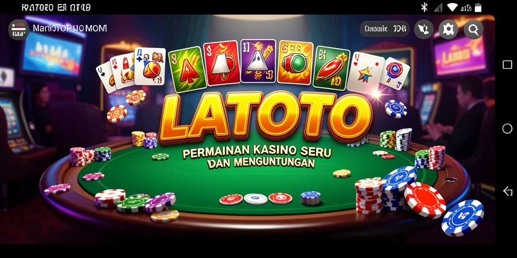 Tangkapan layar LATOTO menunjukkan gameplay Kasino yang mengasyikkan.