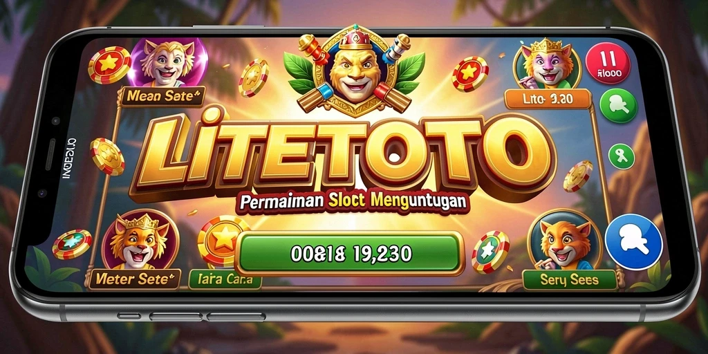 Screenshot gameplay LITETOTO menampilkan momen kemenangan yang mengasyikkan.