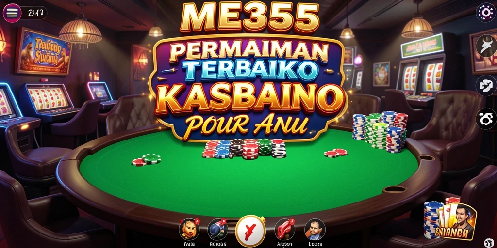 Screenshot gameplay ME355 menampilkan keseruan bermain Kasino.