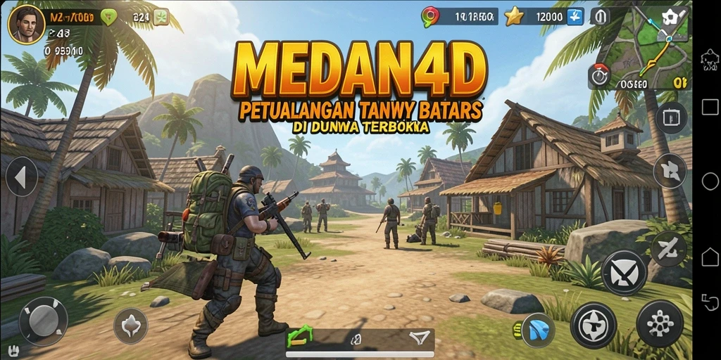 Tangkapan layar MEDAN4D menampilkan aksi seru dalam dunia terbuka.