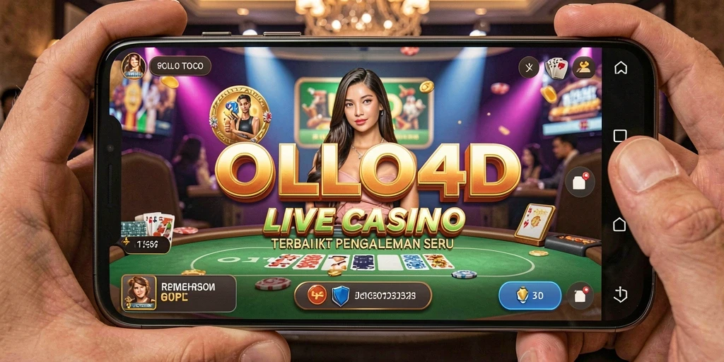 Tampilan seru saat bermain Live Casino di OLLO4D.