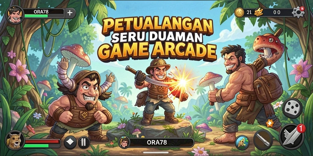 Tampilan utama gameplay ORA78 yang penuh aksi dan tantangan.