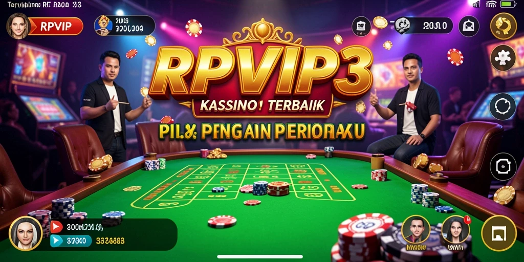 Screenshot RPVIP3 menampilkan gameplay Kasino yang menarik.