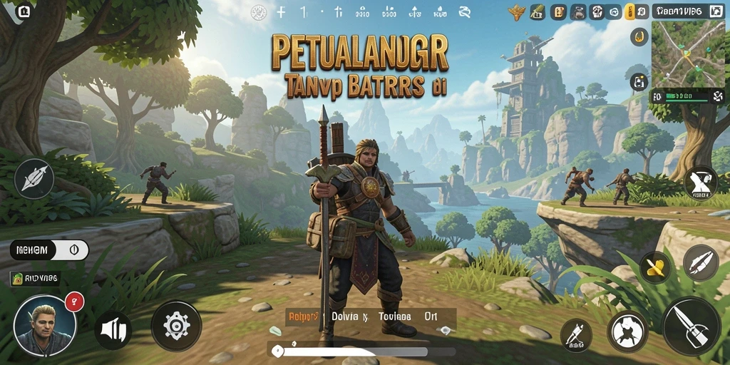 Gameplay RPVIP6 menampilkan petualangan di dunia terbuka yang luas dan menarik.