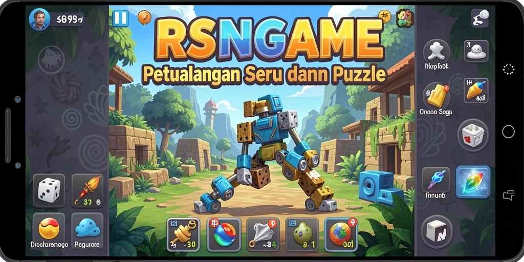 Gameplay menarik dari RSNGAME dengan tantangan puzzle yang seru.