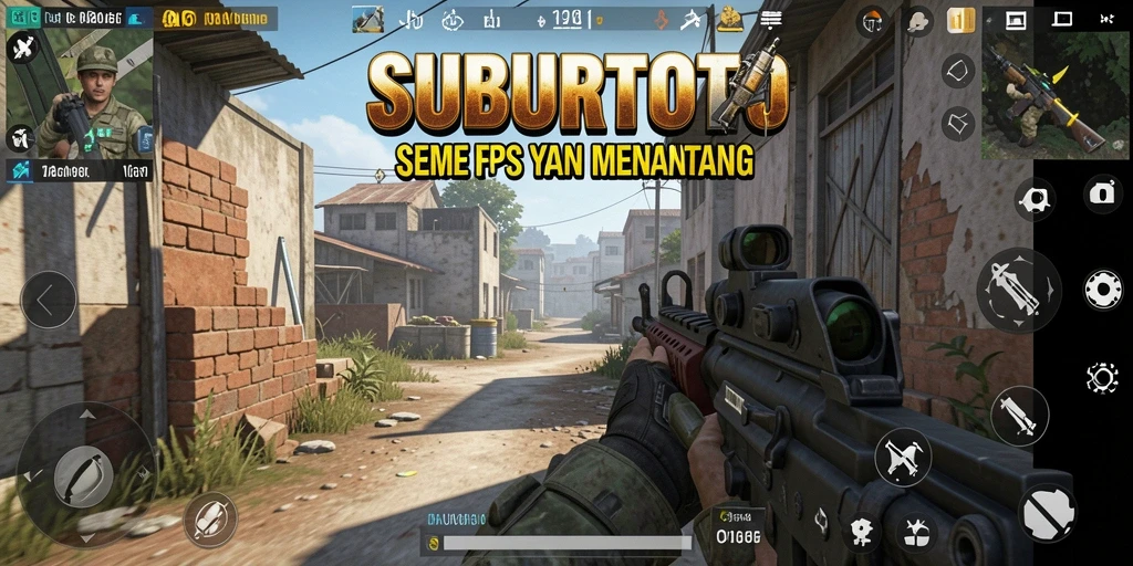 Tangkapan layar SUBURTOTO menampilkan aksi tembak-menembak seru dan visual yang memukau.