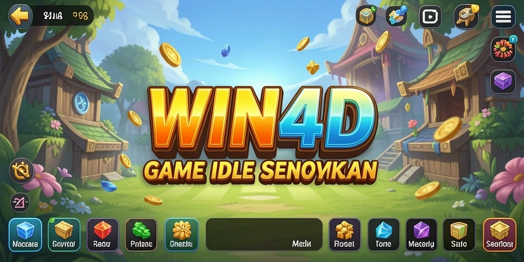 Tampilan gameplay <strong>WIN4D</strong> yang menarik dan menawan dalam mode Idle.